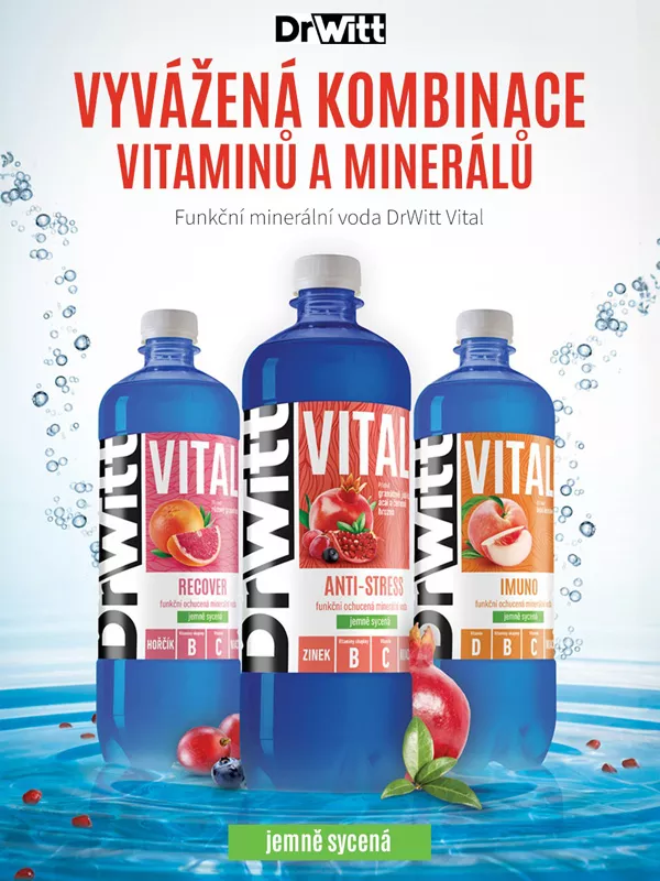 DrWitt - funkční nápoje s vitaminy a minerály